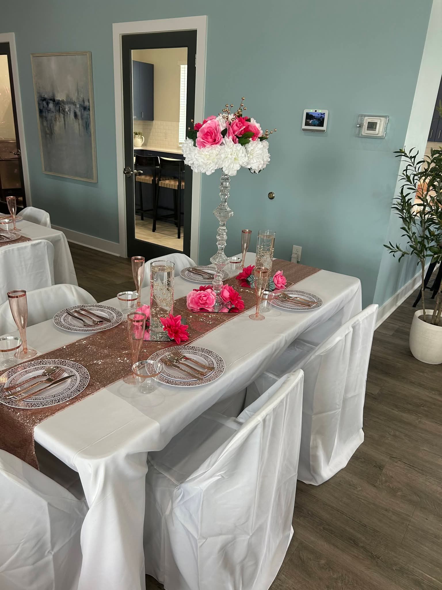 Event venue setup